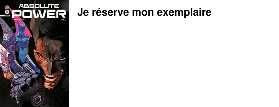 Je r�serve mon exemplaire